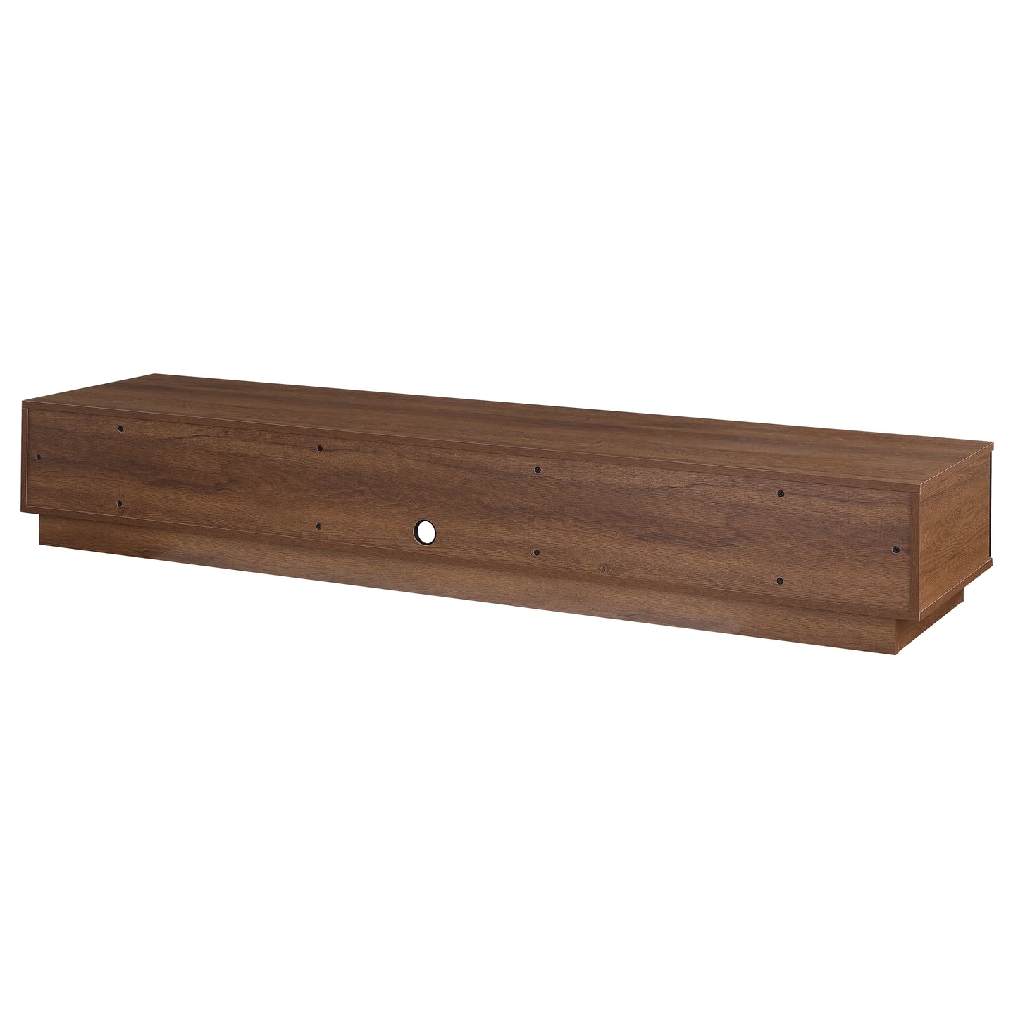 Tauris Rio Entertainment Center, TV Cabinet, Entertainment Unit 2200mm Low Line, Dark Oak Blank Background