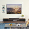 Tauris Rio Entertainment Center, TV Cabinet, Entertainment Unit 2200mm Low Line, Dark Oak