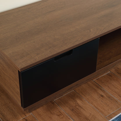 Tauris Rio Entertainment Center, TV Cabinet, Entertainment Unit 2200mm Low Line, Dark Oak Detail