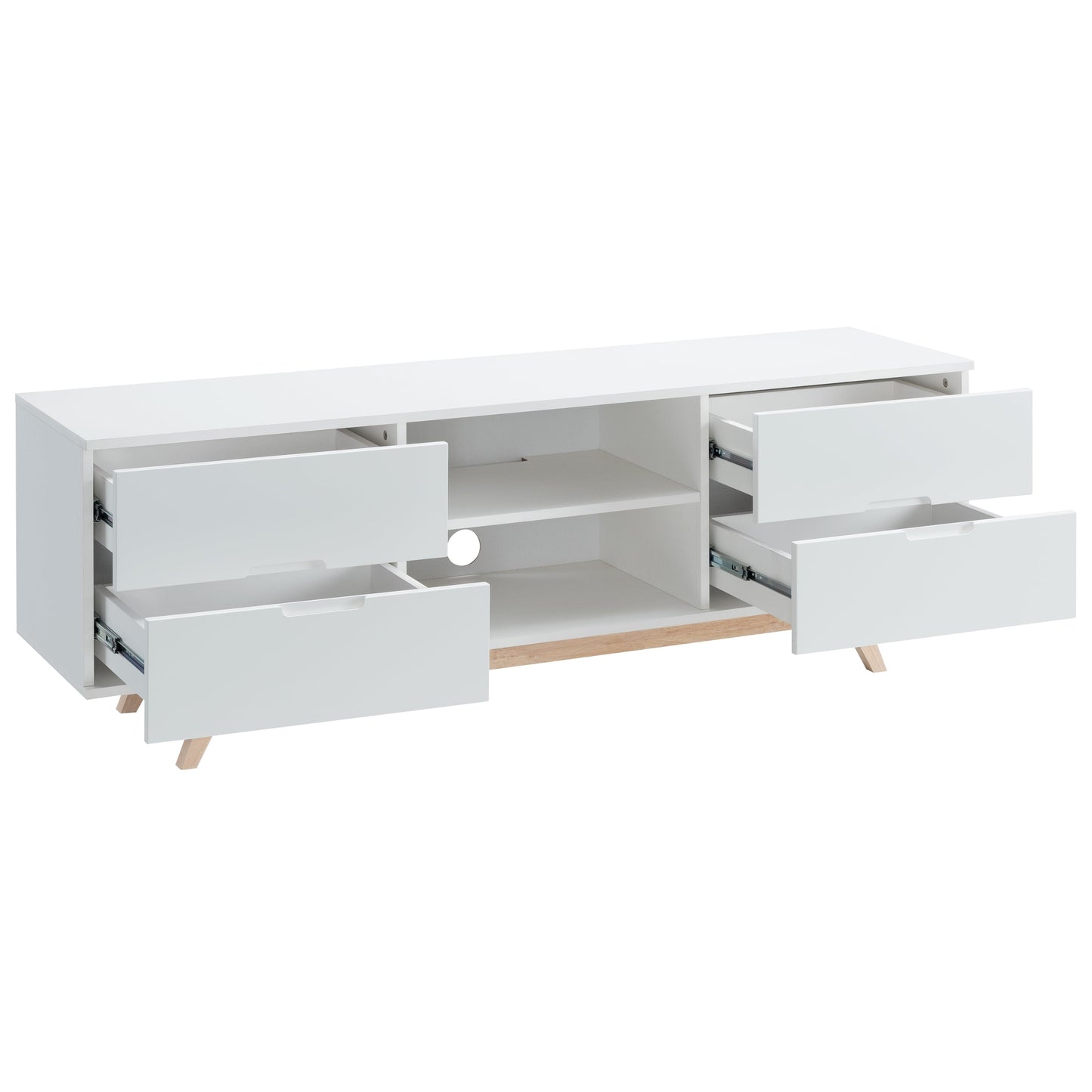 NOVA 1500 Entertainment Unit White by Tauris™ Furniture > Entertainment Centers & TV Stands HLS