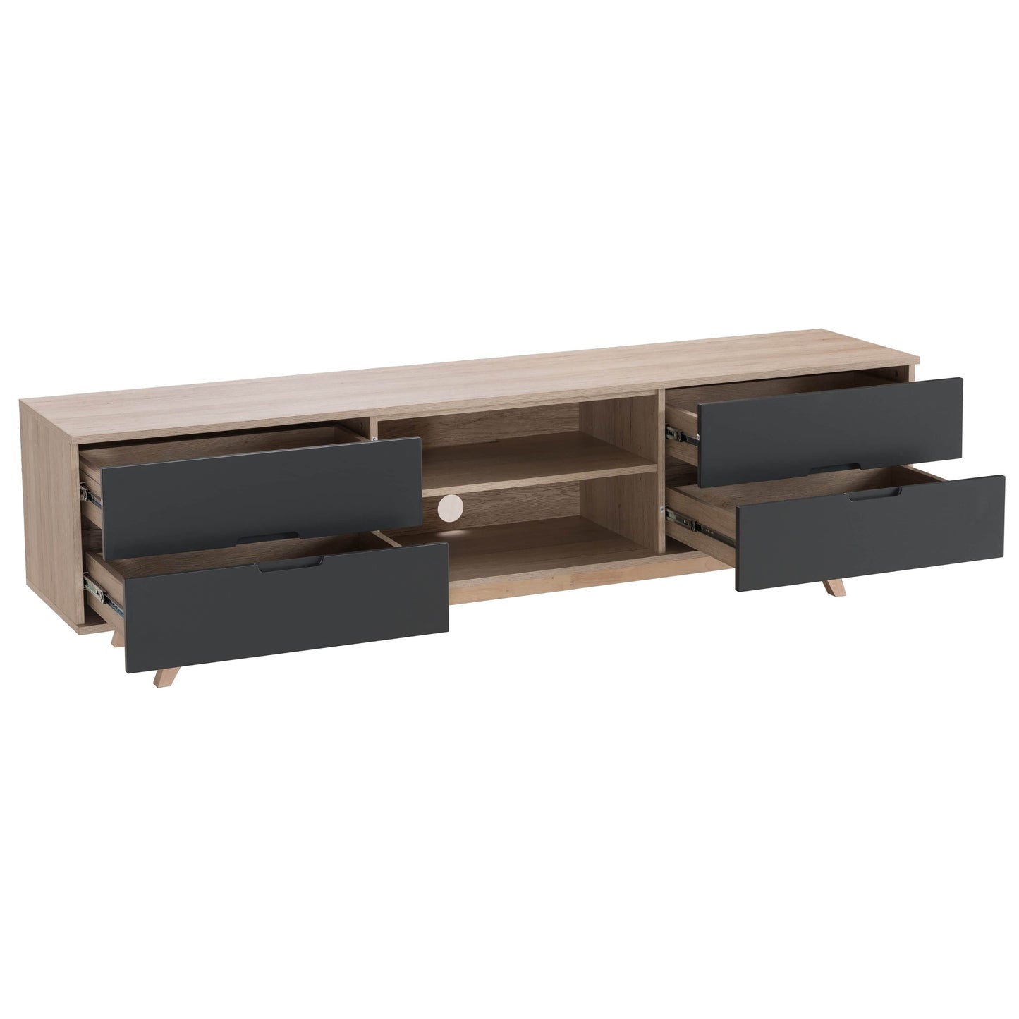 NOVA 1800 Entertainment Unit Grey by Tauris™ Furniture > Entertainment Centers & TV Stands HLS