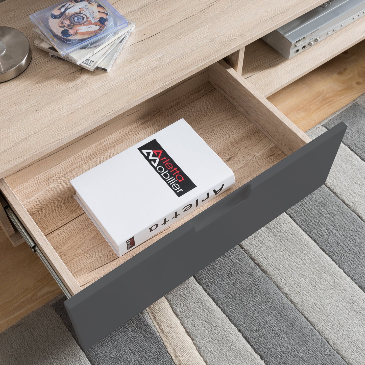 NOVA LL Entertainment Unit Grey by Tauris™ Furniture > Entertainment Centers & TV Stands HLS